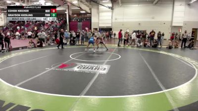 125 lbs 1st Place Match - Cohen Kiecker, New Ulm Rolling Thunder Wrestling Club vs Grayson Kiesling, Pursuit Wrestling