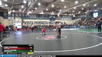 120 lbs 3rd Place Match - Chase Coulter, Vista Murrieta vs Casey Peckerar, Great Oak