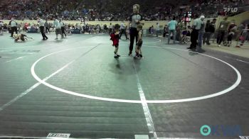 43 lbs Round Of 32 - Bronc Seeley, Cushing Tigers vs Alex Halbmaier, Davenport Youth Wrestling