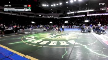 165 lbs Champ. Round 2 - Luan Bekteshi, North Kitsap vs Andy Wei, Mercer Island