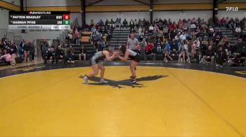 155 lbs Cons. Round 3 - Hannah Pfab, Xavier vs Payton Bradley, Newton