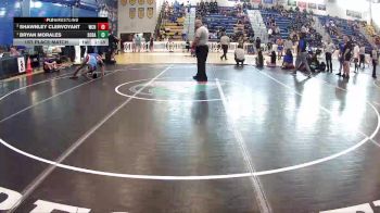 120 Blue 1st Place Match - Bryan Morales, South Dade vs Shawnley Clervoyant, Wellington Community Hs