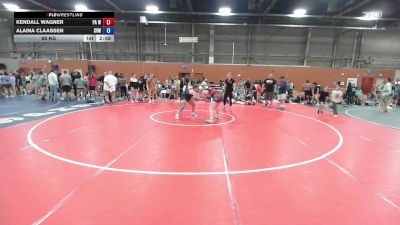 85 kg Rr Rnd 1 - Kendall Wagner, PA West - GHSE vs Alaina Claassen, Silent Victory - GHSE