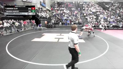 5A 150 lbs Champ. Round 1 - Andrew Clay, Springville vs Masen Hancey, Box Elder