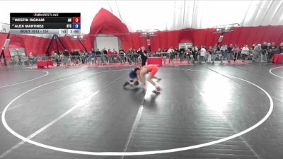 157 lbs Quarterfinal - Westin Ingham, Amery Wrestling vs Alex Martinez, B.A.M. Training Center