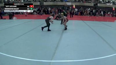 70 lbs Cons. Round 2 - Remington Boldt, Caledonia vs Jett Leclaire, The Complete Wrestler