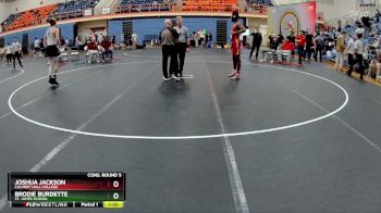 144 lbs Cons. Round 5 - Joshua Jackson, Calvert Hall College vs Brodie Burdette, St. James School