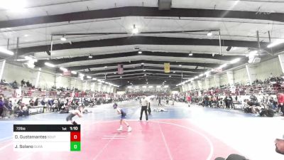 72 lbs Final - Dominic Gustamantes, Southwest Hammers vs Julian Solano, Duran Elite