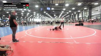 119 lbs Rr Rnd 2 - Peter Augustine, Next Level Wrestling Club - MS vs Valentine Fertitta, Taylor Hammers - MS