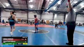 157 lbs Semifinal - Owen Norman, Wisconsin-Platteville vs Sebastian Robles, Iowa