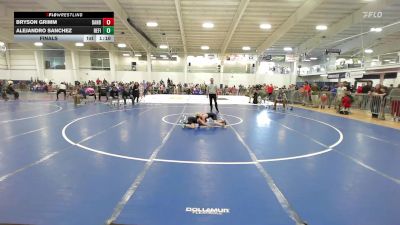 56 lbs Final - Bryson Grimm, Danbury vs Alejandro Sanchez, Refinery WC