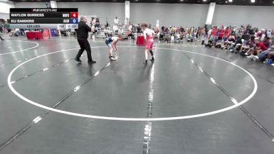 120 lbs Waylon Burress, Team Missouri vs Eli Sanders, Team Alabama