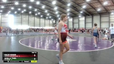 122 lbs Final - Sarah Amonette, Team Ohio Gray vs Braylee Ireland, PA West