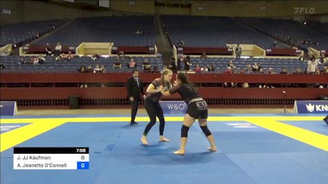Jocelyn JJ Kaufman vs Aislinn Jeanette O'Connell 2024 Pan IBJJF Jiu-Jitsu No-Gi Championship