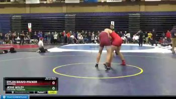 220 lbs Semifinal - Jesse Boley, Cheyenne Mountain vs Dylan Bravo-Packer, Brighton