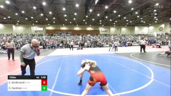 109 lbs Round Of 16 - Carson Wullbrandt, Cornerstone MC vs Colton Cardinal, Damonte Mustangs WC