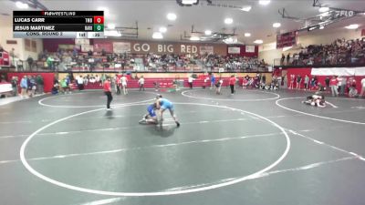 175 lbs Cons. Round 2 - Jesus Martinez, Raft River vs Lucas Carr, Timberline High School
