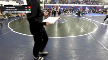 285 lbs Cons. Round 5 - Lucas Rosario, Caldwell vs King Rhodes, Lewiston