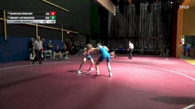 157 lbs Cons. Round 2 - Brady Leymaster, Xavier, Cedar Rapids vs Marcus English, Clear Creek-Amana