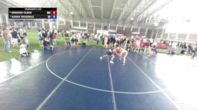 132 lbs Champ. Round 1 - Bridger Olsen, Syracuse Wrestling Club vs Asher Troendle, Uintah Wrestling