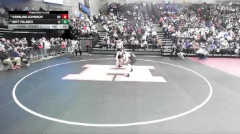 6A 190 lbs Cons. Round 1 - Mitt Palmer, American Fork vs Sterling Johnson, Riverton