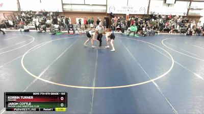 135 lbs Cons. Round 4 - Korbin Turner, Millard vs Jarom Cottle, Payson Lions Wrestling Club