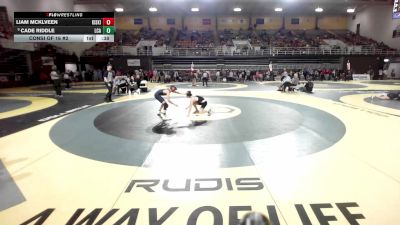 106 lbs Consi Of 16 #2 - Liam McKlveen, The Kiski School vs Cade Riddle, Lakeway Christian