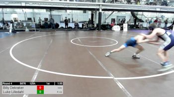 125A lbs Quarterfinal - Billy Dekraker, Integrity / Blair vs Luke Lilledahl, X-calibur Athletics