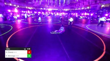 90 lbs Quarterfinal - Brandon Chavez, NM Bad Boyz vs August Hennings, Nebraska Boyz