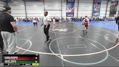 130 lbs Rd# 9- 2:15pm Saturday Final Pool - Henry Begg, Team Michigan vs Caine Rogers, SouthWest Elite