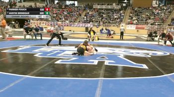 144 lbs Champ. Round 1 - Austin Brinegar, Harrison County vs Parker Fouch, East Carter