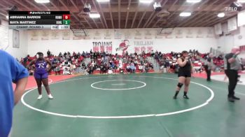 235 lbs Champ. Round 3 - Abrianna Barron, Rocky Mountain vs Maya Martinez, Buhl