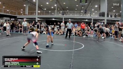 80 lbs Round 6 (8 Team) - Kyle Melillo, Iron Horse vs Onias Thomas, New England Gold