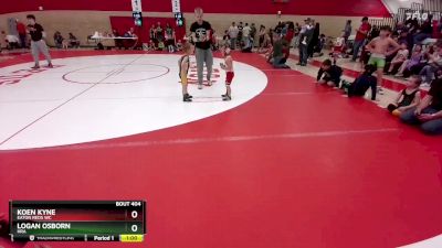 39-41 lbs Round 1 - Koen Kyne, Eaton Reds WC vs Logan Osborn, HRA