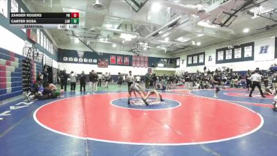134 lbs Semifinal - Zander Rogers, Pounders WC vs Carter Sosa, LAWC