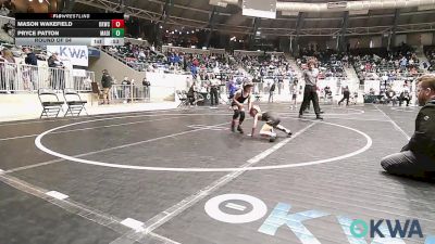 49 lbs Round Of 64 - Mason Wakefield, Keystone Kids Wrestling Club vs Pryce Patton, Madill Takedown