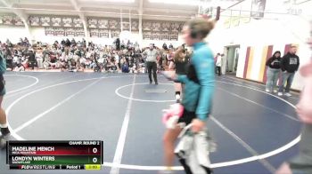120 lbs Champ. Round 2 - Madeline Mench, Mica Mountain vs Londyn Winters, Snowflake