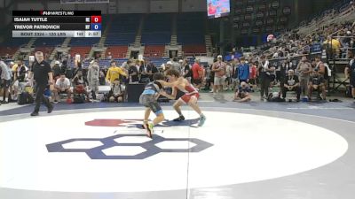 120 lbs Champ. Rd Of 32 - Isaiah Tuttle, Nebraska vs Trevor Patrovich, New York