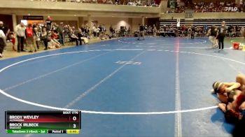 95 lbs Semifinal - Brody Wevley, Alexandria vs Brock Irlbeck, Wabasso