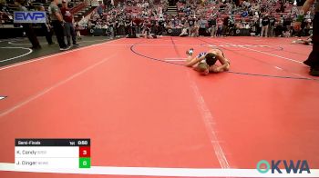 58 lbs Semifinal - Kaiden Candy, Sperry Wrestling Club vs Jonah Dinger, Newkirk Takedown Club
