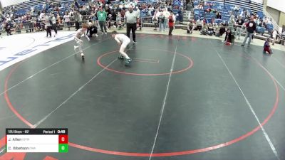 12U Boys - 82 lbs Cons. Round 3 - Jeffrey Allen, Iowa-Grant Youth Wrestling Club vs Christopher Ibbetson, Contenders Wrestling Academy