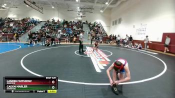 132 lbs Champ. Round 3 - Landen Withrow, Riverton vs Caden Marler, Evanston