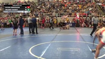 106 lbs Quarterfinal - Delaney Tackett, Pursuit Wrestling vs Nyxon Oberjohann, Unaffiliated