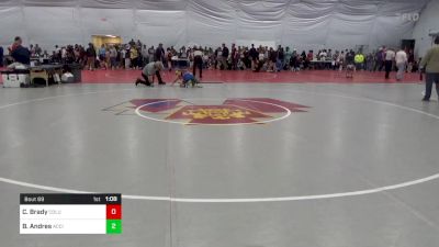 80 lbs Quarterfinal - Chase Brady, Columbia vs Blake Andres, Accident