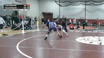 132 lbs Final - Jack Lightfoot, Tewksbury vs Dillan Mueller, Norton
