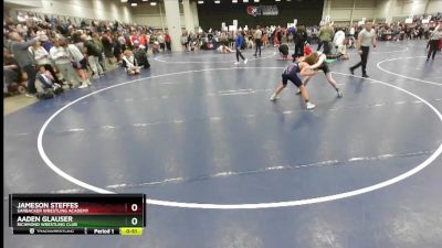 105 lbs Cons. Round 3 - Jameson Steffes, Sarbacker Wrestling Academy vs Aaden Glauser, Richmond Wrestling Club