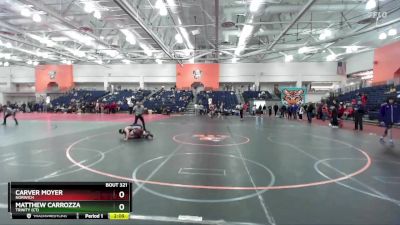 133 lbs Cons. Round 3 - Carver Moyer, Norwich vs Matthew Carrozza, Trinity (CT)