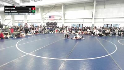 92 lbs Semis & 1st Wrestleback (8 Team) - Brock Gale, Idaho 1 vs Brody Bragg, The Farm