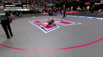 G105-5A Cons. Round 3 - Alisson Lara Zaragoza, Greeley West Girls vs Sarah Brown, Lewis-Palmer Girls