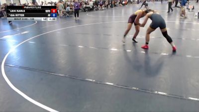 138 lbs Cons. Round 2 - Lexi Karls, Wisconsin Stevens Point vs Gia Ritter, Augustana (IL)